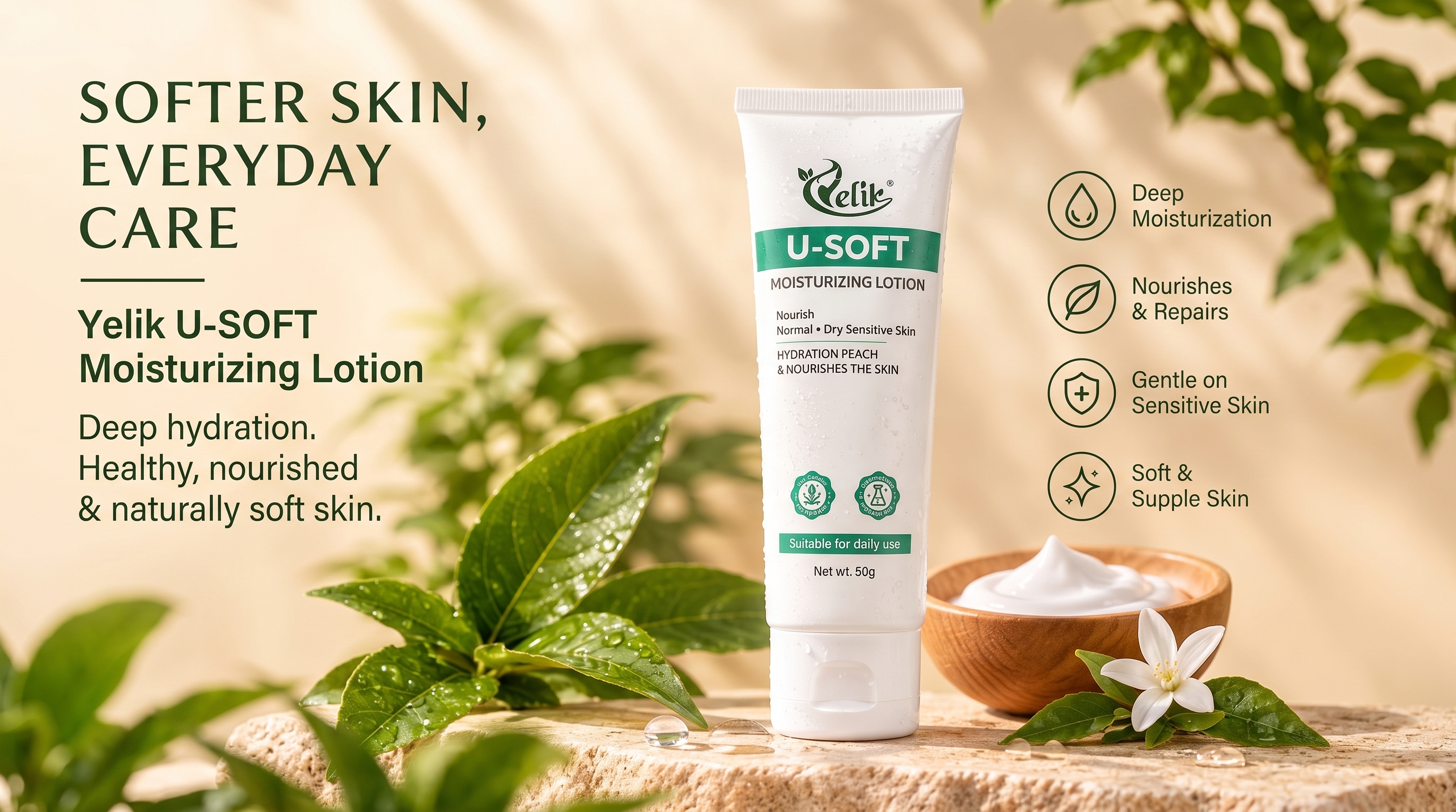 Yelik U-SOFT Moisturizing Lotion