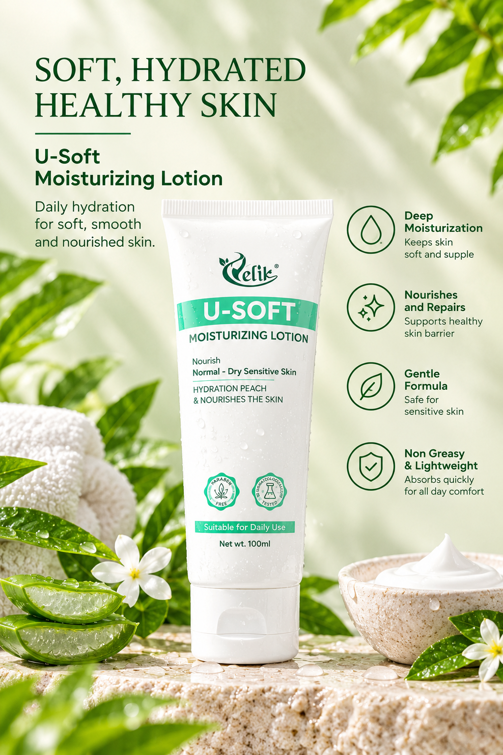 Yelik U-SOFT Moisturizing Lotion